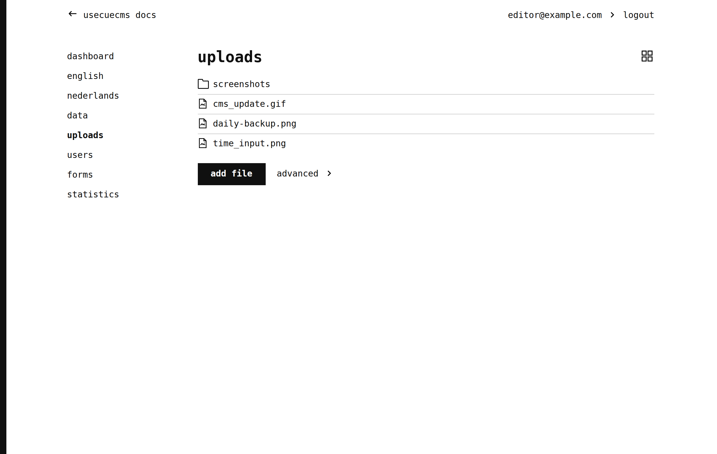 Uploads