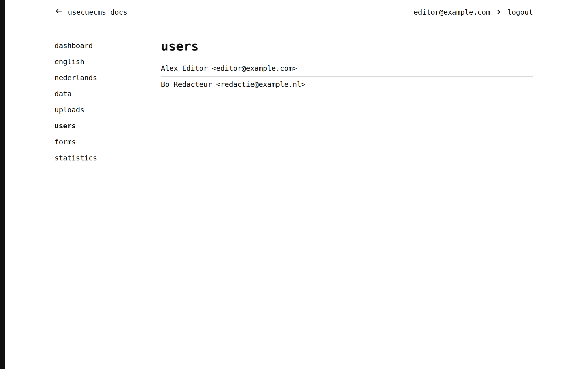 Users