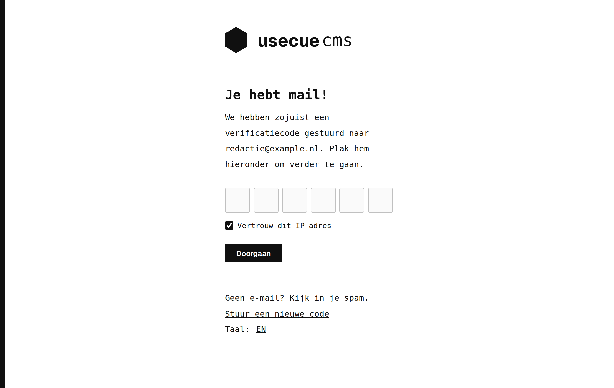 De code per e-mail