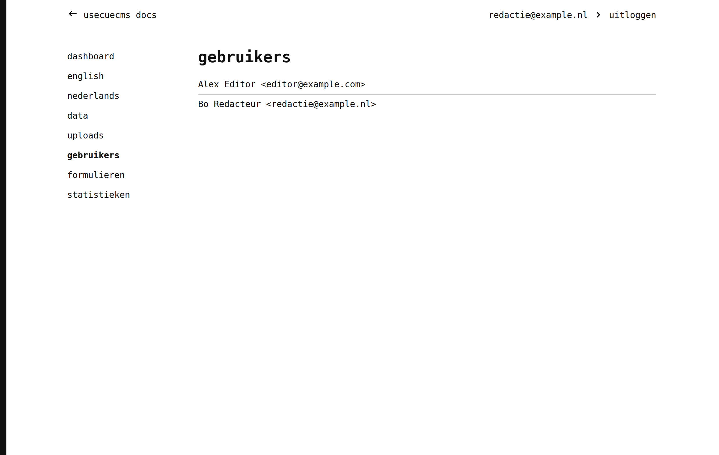 Gebruikers